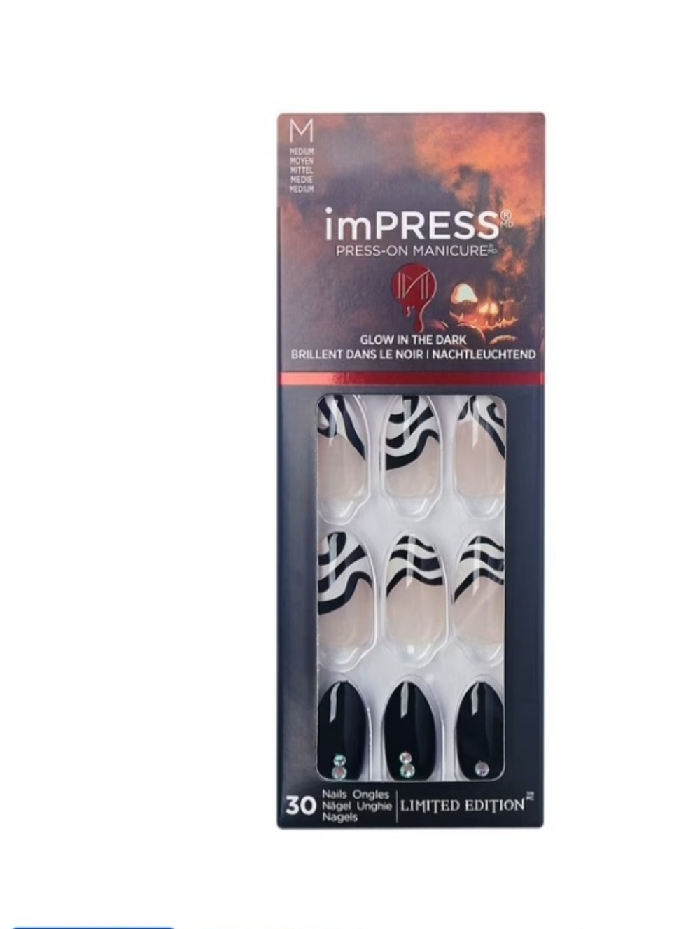 imPRESS Glow-In-The-Dark Press-On Nails